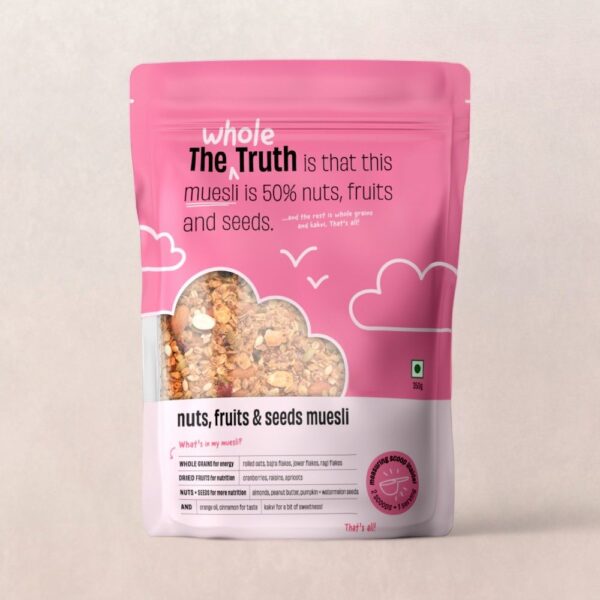 The Whole Truth Nuts, Fruits & Seeds Muesli- VUW1017