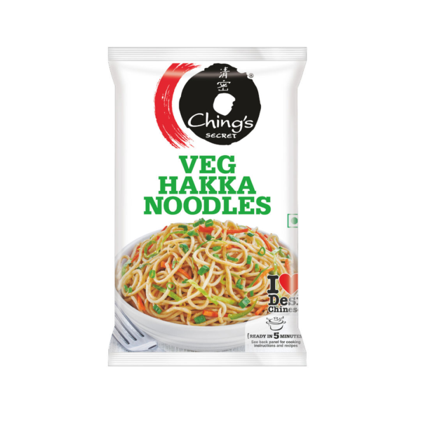 Ching's Secret Veg Hakka Noodles, Cooks In 5-7 mins, Just Soak & Drain- VTE1033