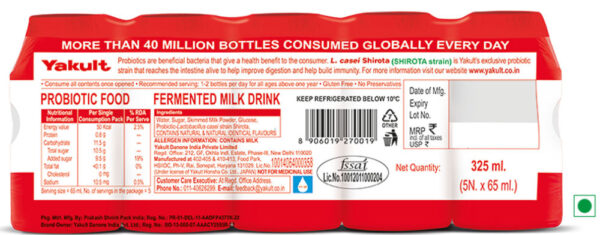 Yakult Probiotic Fermented Milk Drink- HRF1005 - Image 3