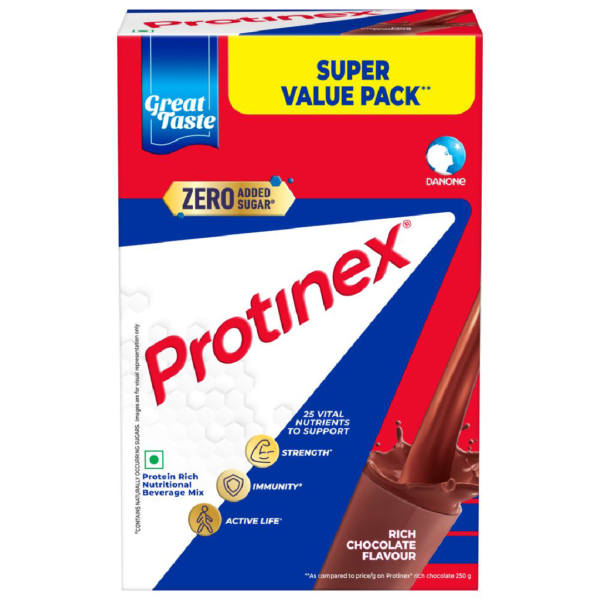 Protinex Health And Nutritional Protein Drink Mix For Adults, Rich Chocolate Flavor- WSD1017