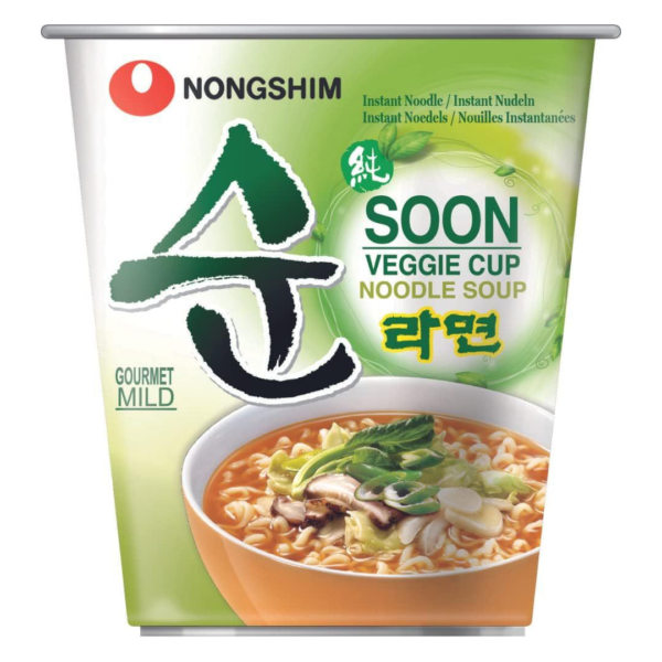 Korean Nongshim SoonVeggie Cup Noodle Soup Veg- VTE1077