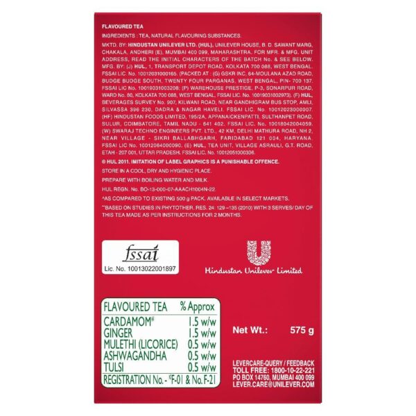 Red Label Natural Care Tea | with 5 Ayurvedic Ingredients- BLJ1101 - Image 3
