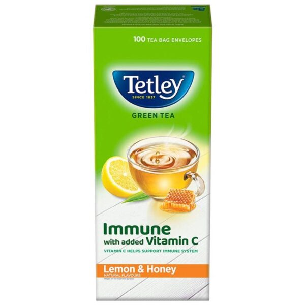 Tetley Green Tea Immune with Lemon And Honey- UBW1006 - Image 2