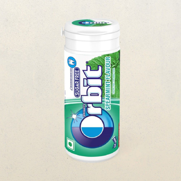 Orbit Sugar Free Spearmint Chewing Gum Tube- JVD1003