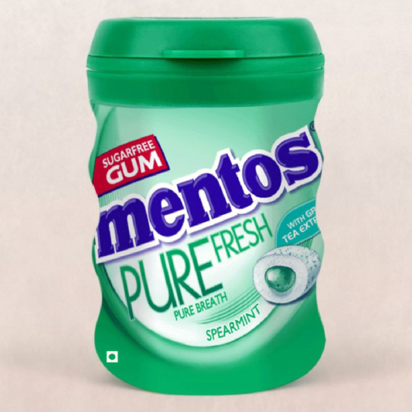 Mentos Pure Fresh Sugarfree Mint Chewing Gum Bottle- JVD1004