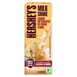 Hershey's Milkshake Cashew Butterscotch Ice Cream Flavor- HRF1028