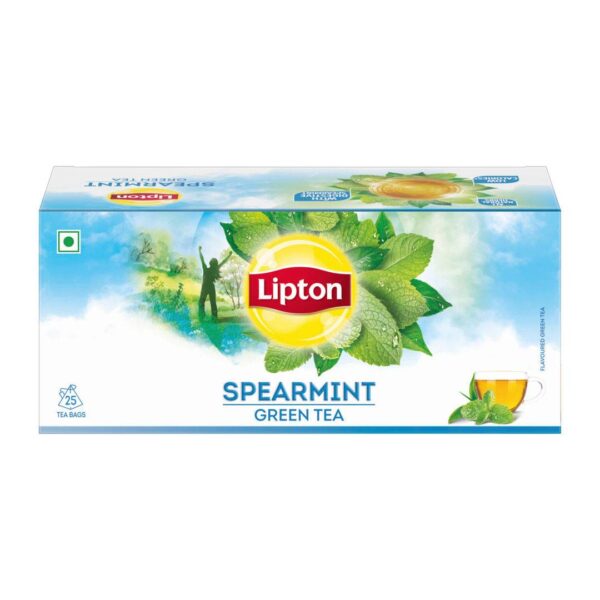 Lipton Spearmint Green Tea With Lemongrass And Ginseng (25 Teabags)- UBW1017