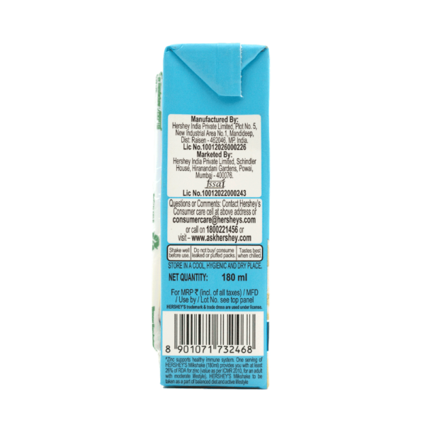 Hersheys Vanilla Milkshake Tetrapack- HRF1032 - Image 3