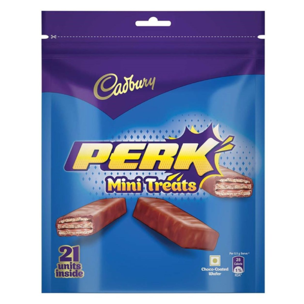 Cadbury Perk Chocolate Coated Wafer Home Treats- NVE1006