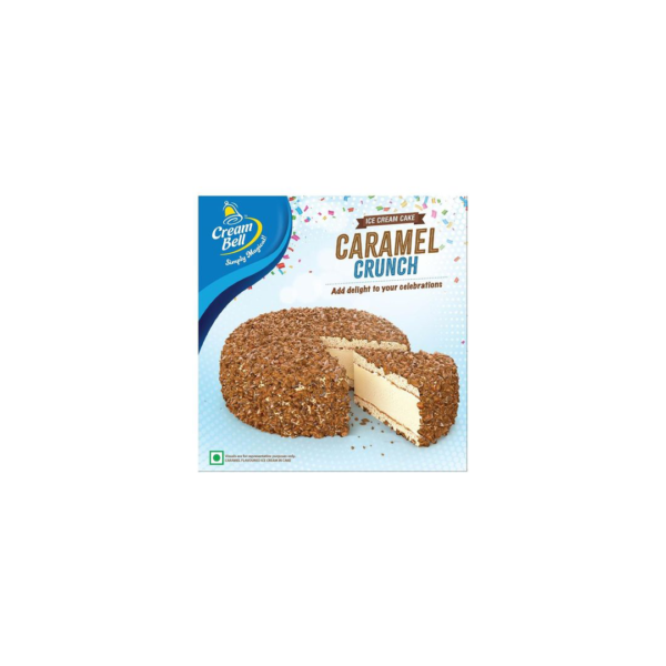 Cream Bell Caramel Crunch Ice Cream Cake- NWF1011