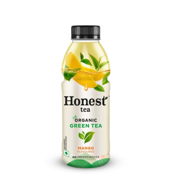 Honest Tea Organic Green Tea - Mango Flavor- UBW1034