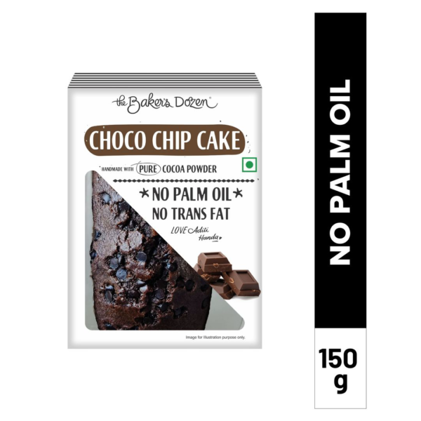 The Baker's Dozen Chocochip Cake No Palm Oil Loaded with Dark Chocolate Chips- NWF1033