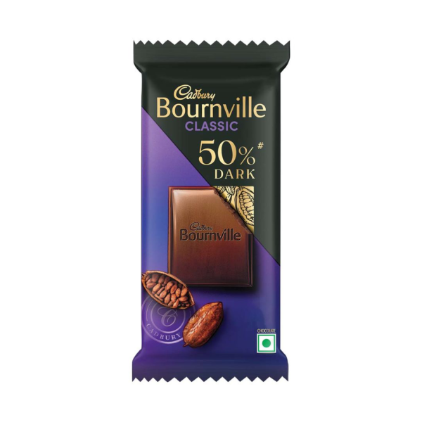 Cadbury Bournville Rich Cocoa - 50% Dark Chocolate Bar- NVE1040