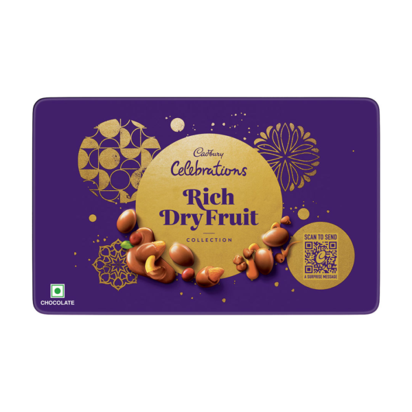 Cadbury Celebrations Rich Dry Fruit Collection Chocolates Gift Pack- EYT1020