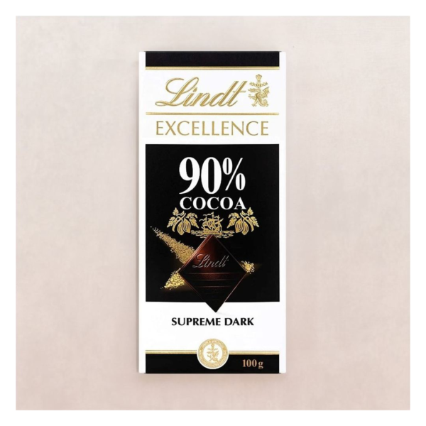 Lindt Excellence 90% Cocoa Supreme Dark Chocolate Bar- NVE1043