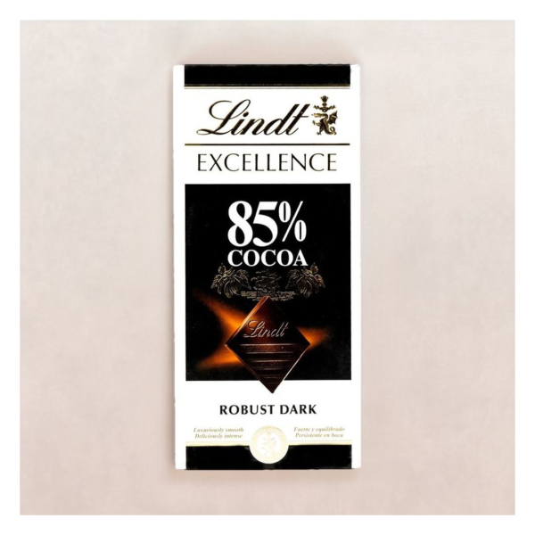 Lindt Excellence 85 % Cocoa Robust Dark Chocolate- EYT1024