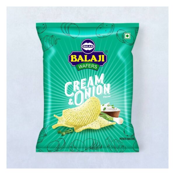 Balaji Cream & Onion Wafers- BCK1017