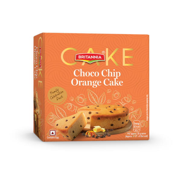 Britannia Choco Chip Orange Cake- NWF1052