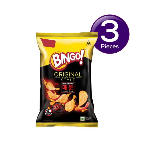 Bingo! Original Style Potato Chips - Korean Style 90 gms Combo- BCK1018