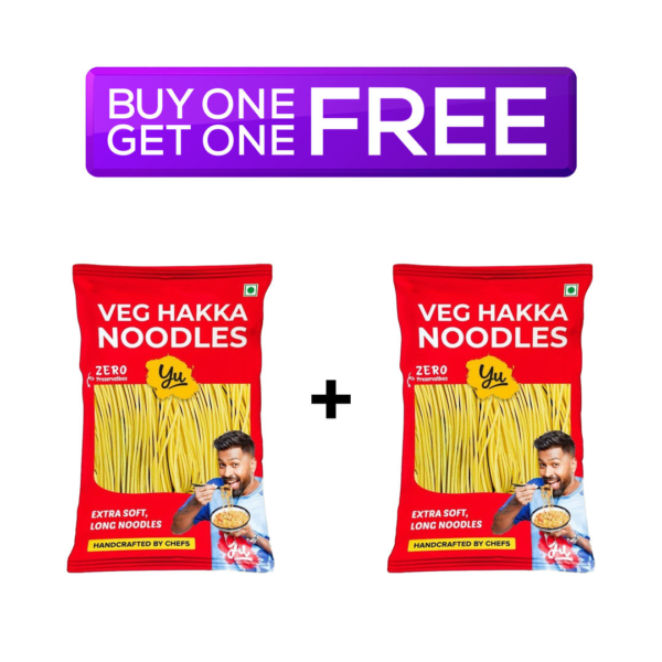 Yu Veg Hakka Noodles - Chowmein Style 150 gms Combo- VTE1103