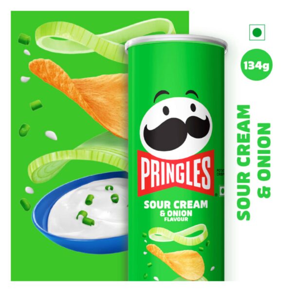 Pringles Potato Chips Sour Cream & Onion Flavour- BCK1021