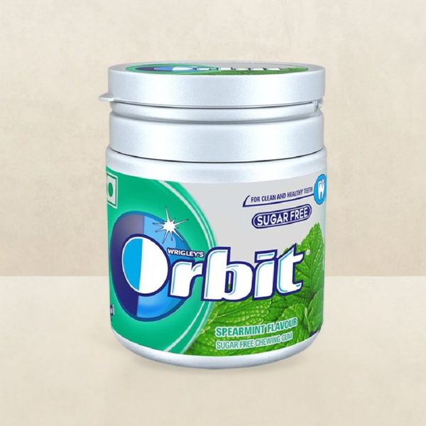 Orbit Sugar Free Spearmint Chewing Gum Tube- JVD1011