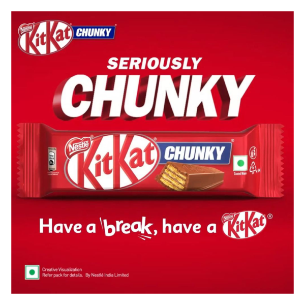 Nestle Kitkat - Chunky Milk Chocolate Bar Crunchy Crispy Wafer- EYT1031