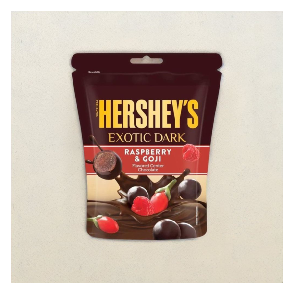 "Hershey'S Exotic Raspberry & Goji Dark Chocolate Share Bag - EYT1036"