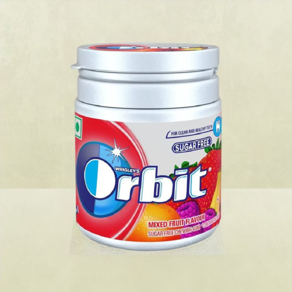 Orbit Sugar Free Mixed Fruit Chewing Gum Pot- JVD1018