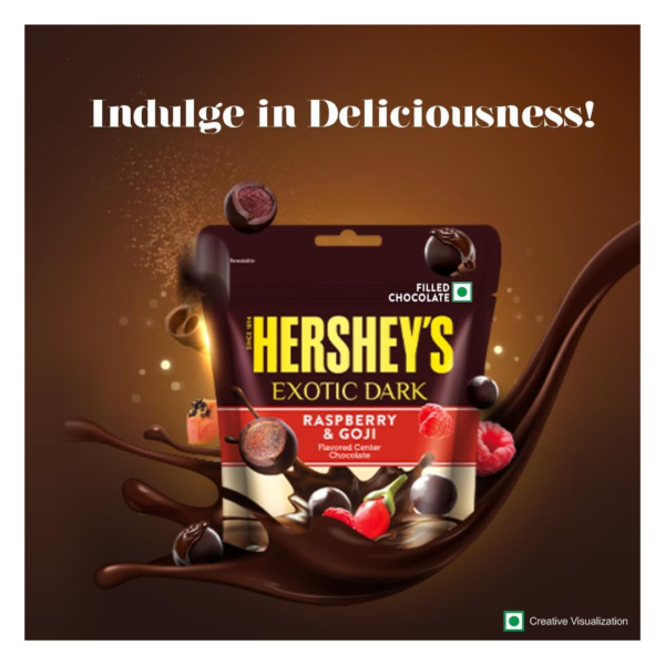 Hershey'S Exotic Raspberry & Goji Dark Chocolate Share Bag- EYT1041