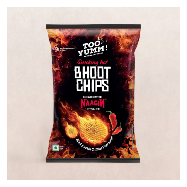 Too Yumm! Bhoot Chips Created With Naagin Hot Sauce | Tasty & Spicy Potato Chips | 100% Vegetarian- MWM1001