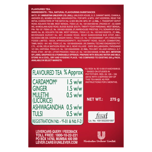 Red Label Natural Care Tea | with 5 Ayurvedic Ingredients- BLJ1120 - Image 3