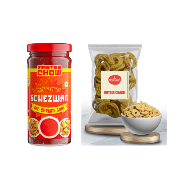 Masterchow Schzewan Chutney(250gms) & Namaskaram Butter Chukli(100gms) Combo- FZG1044