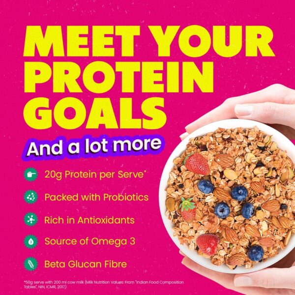 Yogabar Protein Muesli Fruit and Nut- VUW1036 - Image 5