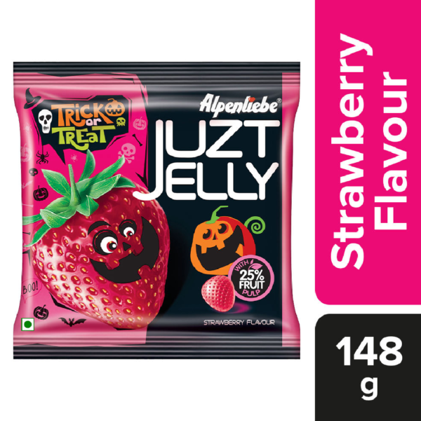 Alpenliebe Juzt Jelly Strawberry Flavour Pouch- JVD1037