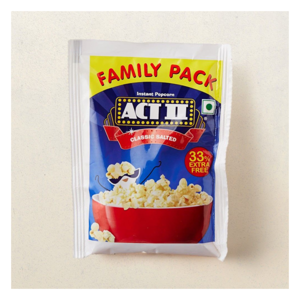 Act Ii Instant Popcorn - Classic Salted (Family Pack)- WLV1005