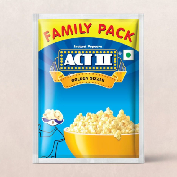 Act II Instant Popcorn - Golden Sizzle (3 Minute)- WLV1006