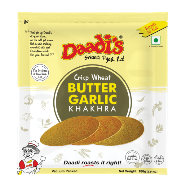 Daadi's Butter Garlic Khakhra- FZG1062