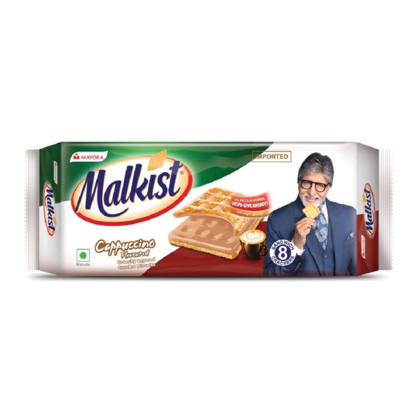 Malkist Cappuccino Flavoured Cracker Biscuits- KUH1018