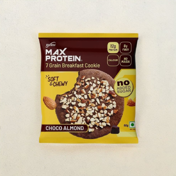 RiteBite Max Protein Sugar Free Choco Almond Cookies- ECW1023