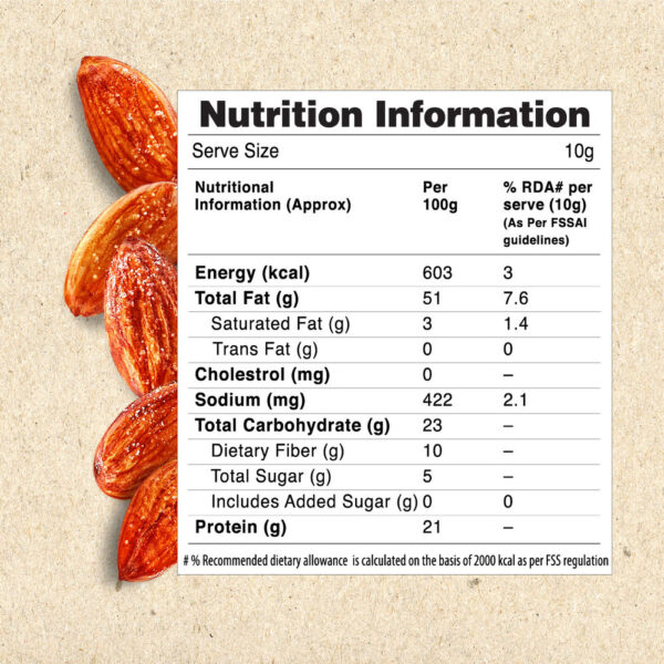 MOM Roasted & Salted California Almonds- VUW1063 - Image 4