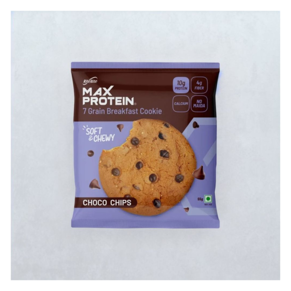 RiteBite Max Protein Cookies Choco Chips Biscuits Cookies, No Maida- ECW1025