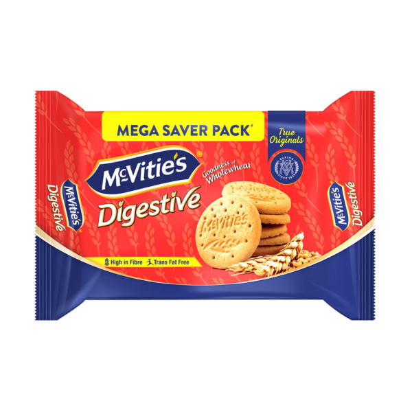 Mcvitie's Digestive High Fibre Biscuits With Goodness Of Wholewheat,Super Saver Family Pack- SRH1003