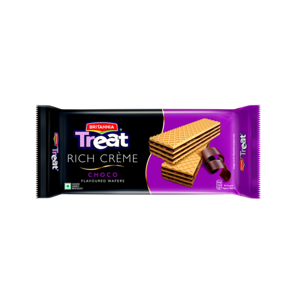 Britannia Treat Rich Crème Choco Flavoured Wafers- FQT1023