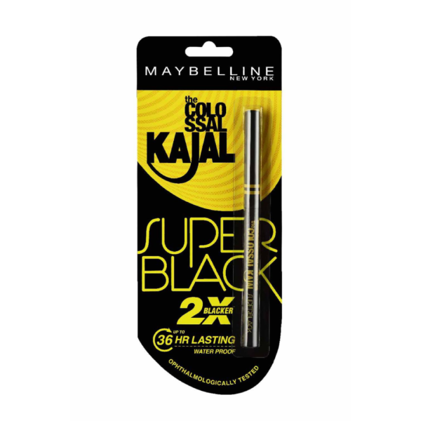 Maybelline New York Colossal Kajal Super Black- CWK1007