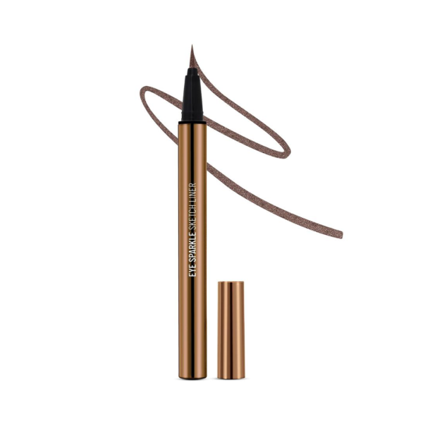 Swiss Beauty Eye Sparkle Sketch eye liner Smudge-proof Waterproof eye makeup Shade- Glitter Brown- LKD1025