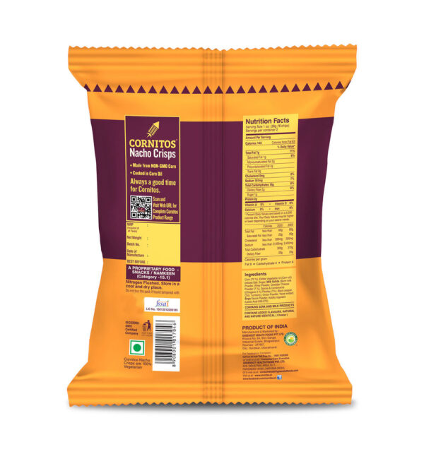 Cornitos Nacho Chips Cheese & Herbs- MWM1004 - Image 2