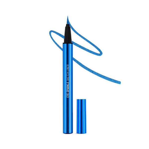 Swiss Beauty Eye Sparkle Sketch eye liner Smudge-proof Waterproof eye makeup Shade- Magic Blue- LKD1027 - Image 2