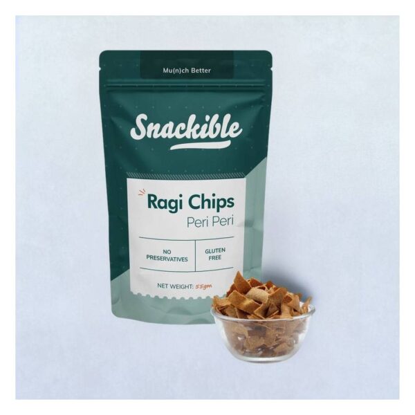 Snackible Peri Peri Ragi Chips- BCK1047