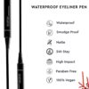 Kiro Waterproof Soft-Matte Eyeliner Pen - Carbon Black- LKD1033 - Image 5